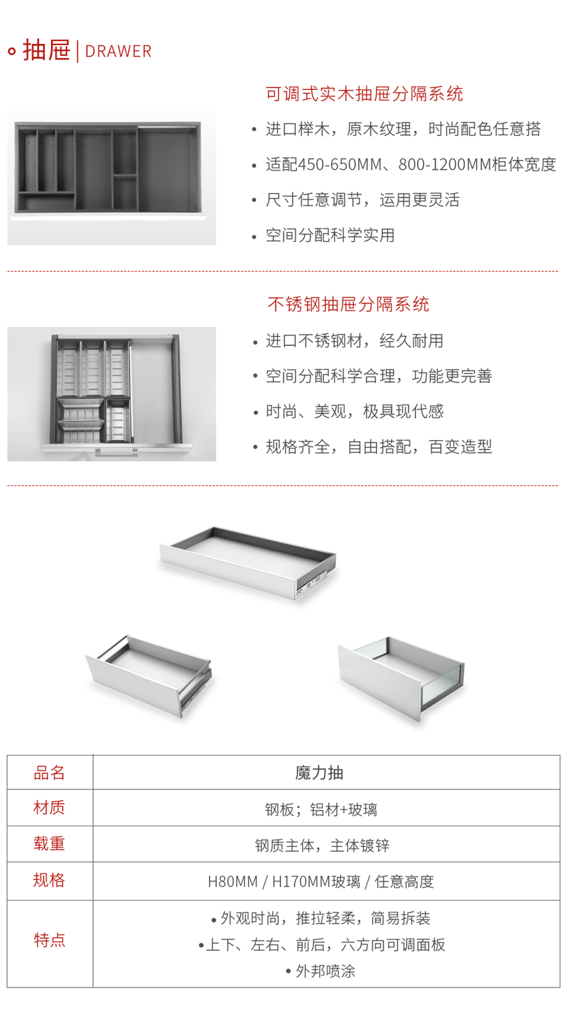 鹏鸿厨房抽屉